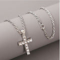 Cross Pendant Necklaces for Women Punk Hiphop Rope Chain On Neck Rapper Jewelry — product detail