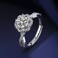 1ct Simulated Moissanite Six-prong Ring Jewelry for Women — main product view