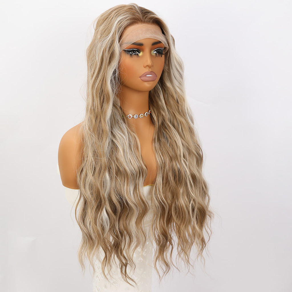 Brown Blonde Mixed High-gloss Lace Front T Part Sm9208 Series — additional product view