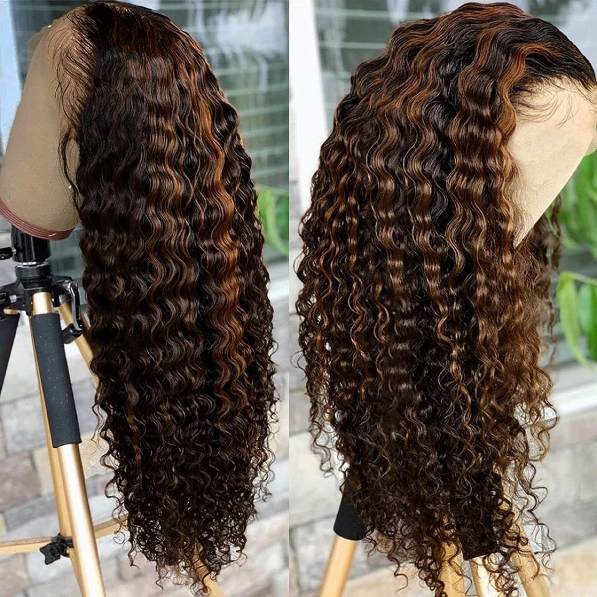 Women Front Lace Synthetic Wigs — main product view