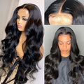 Women's Wigs Long Curly Hair 1 Meter Long Curly Hair Black — detail view