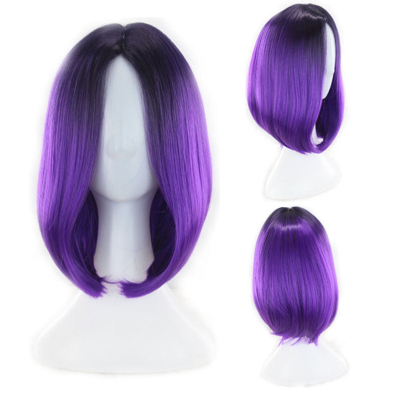 Wig Women's Short Straight Hair Gradient Bobo — main product view