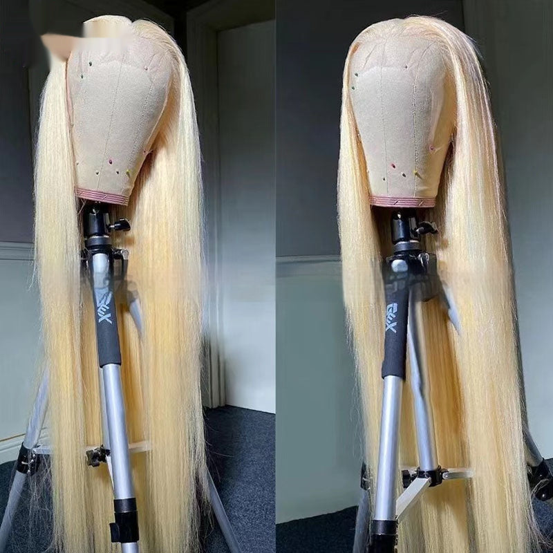 Real Human Hair Transparent Lace Full-head Wig — main product view