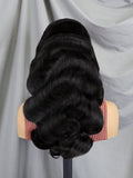 6x4 Density Virgin Human Hair Wigs for Black Women Vietnamese Raw Hair Transparent Lace Front Pre-plucked Bleached Knots — product view