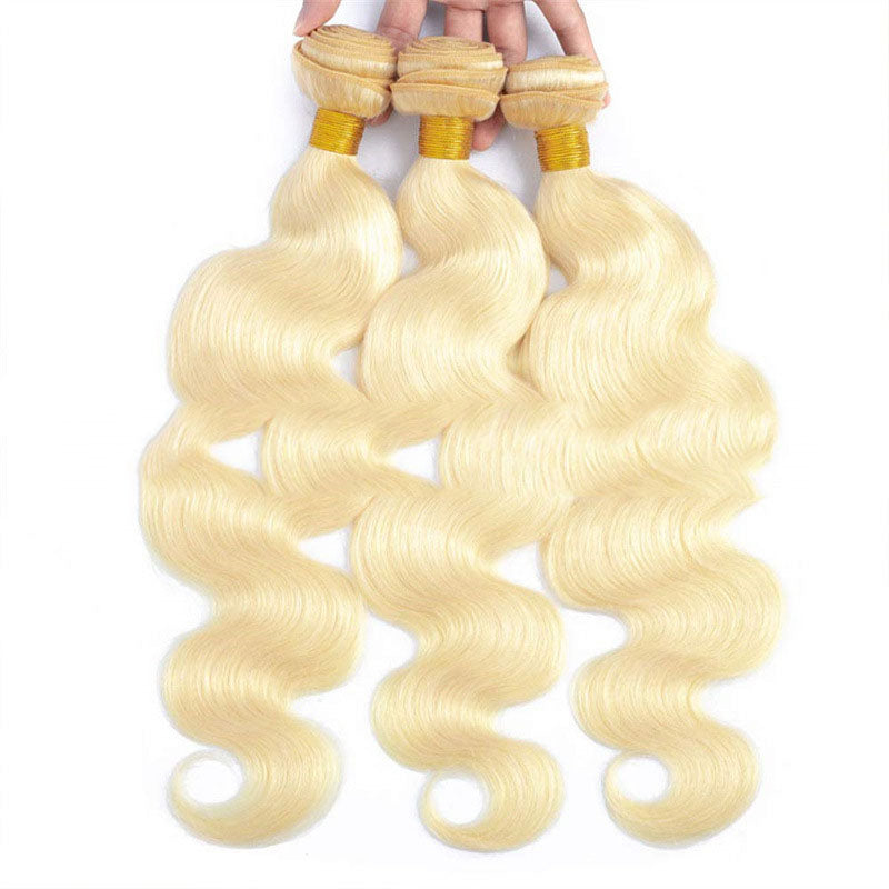 Simulated Human Hair Body Wave Curtain 613 Wig Snake Wavy High Temperature Silk — additional product view