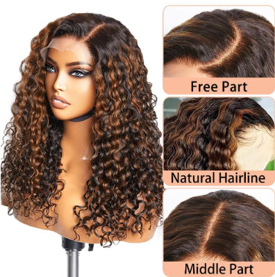 Women Front Lace Synthetic Wigs — detail view