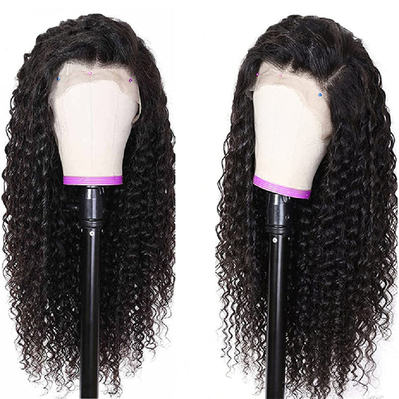 Women's Long Hair Synthetic Lace Wig — detail view
