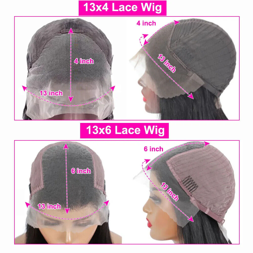 Human Hair 13x4 Front Lace Wig — additional product view