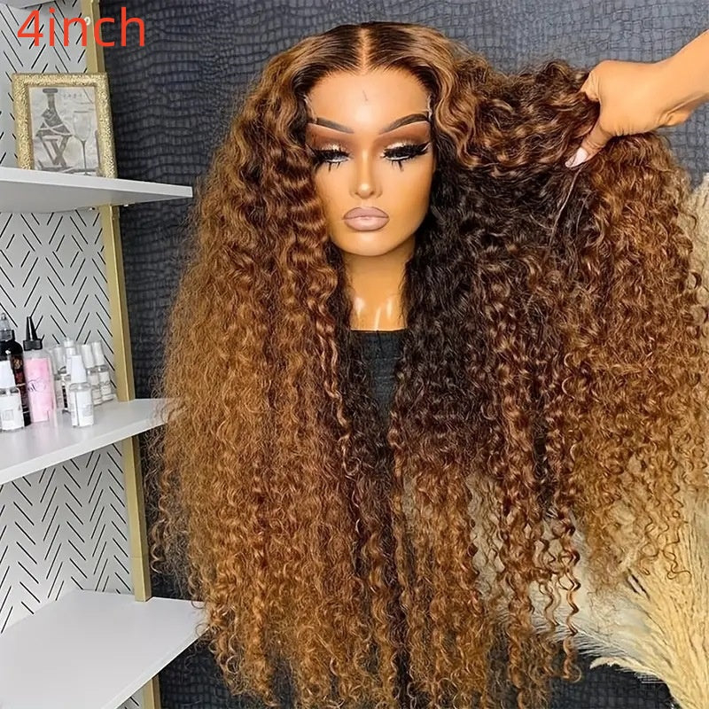Small Volume Wound Tube Afro Long Curly Wig — alternate detail