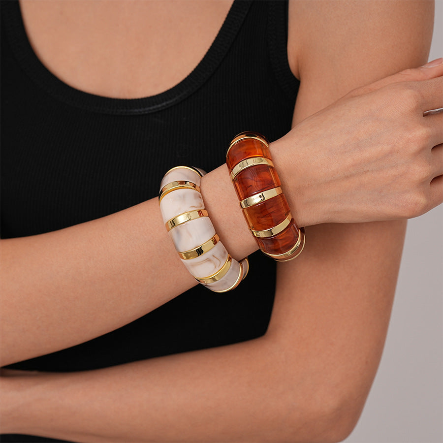 Acrylic Bracelet Geometric Jewelry for Women — alternate product view