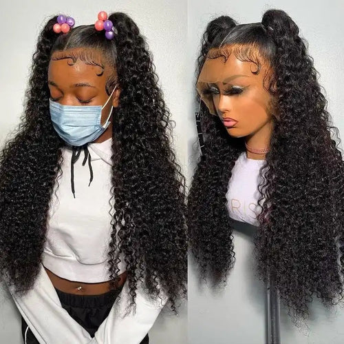 12a Water Wave Human Hair 13x4 Lace Front Wig — alternate product view
