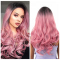 Gradient Color Long Curly Hair Big Wave High-temperature Fiber Chemical Fiber Wig — alternate product view