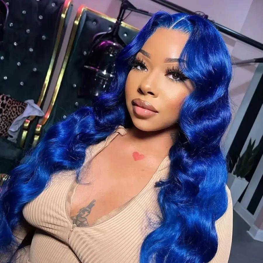 Women Color Human Wigs — alternate product view