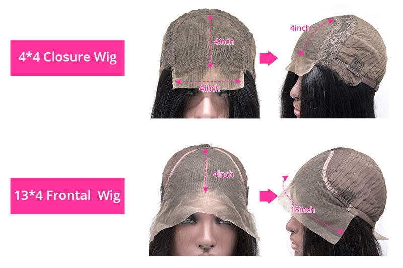 Brazilian Water Wave Headband Human Hair Wigs — additional product view