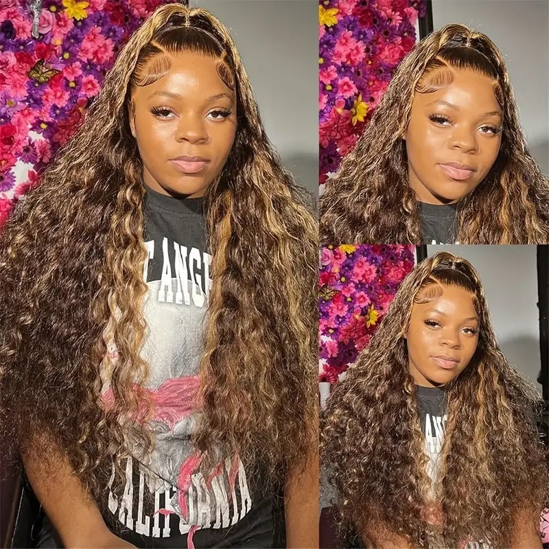 Small Volume Wound Tube Afro Long Curly Wig — main product view