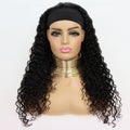 Brazilian Water Wave Headband Human Hair Wigs — main product view