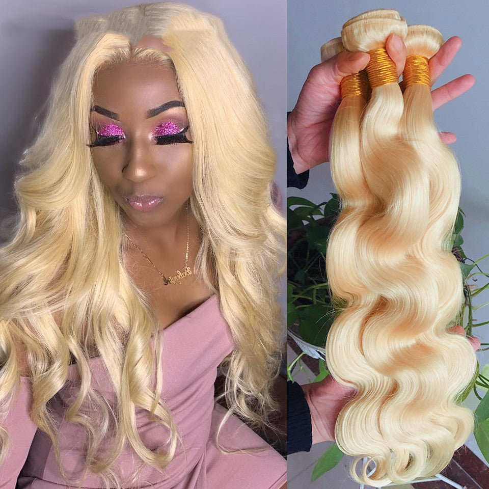 Simulated Human Hair Body Wave Curtain 613 Wig Snake Wavy High Temperature Silk — main product view