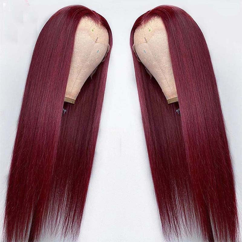 Full Wig Long Straight Front Lace Wig Smooth Hair — product detail