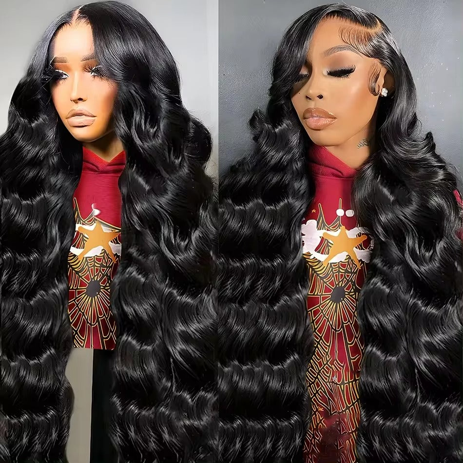 6x4 Density Virgin Human Hair Wigs for Black Women Vietnamese Raw Hair Transparent Lace Front Pre-plucked Bleached Knots — main product view