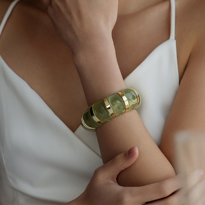 Acrylic Bracelet Geometric Jewelry for Women — alternate product view