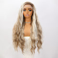 Brown Blonde Mixed High-gloss Lace Front T Part Sm9208 Series — main product view