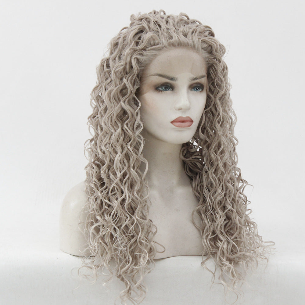 Women's Chemical Fiber Front Lace Wig — detail view