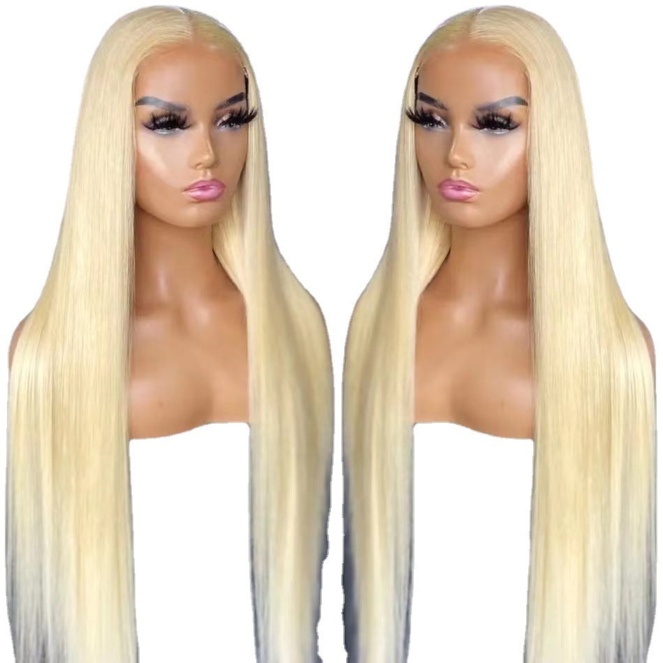 Front Lace Long Straight African Women Wig — additional product view