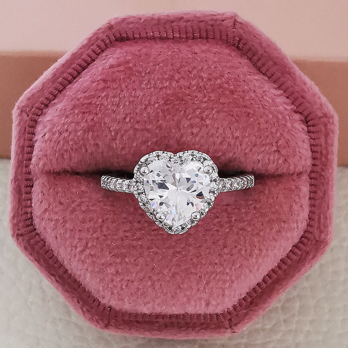 Multicolor Charm Cubic Zirconia Wedding Rings for Women T Shape Stone Jewelry — product detail