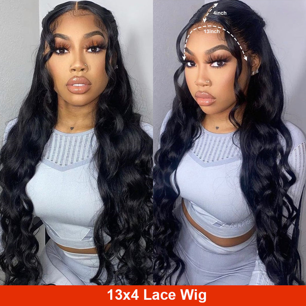 Front Lace Wig Women with Long Black Curly Hair — additional product view
